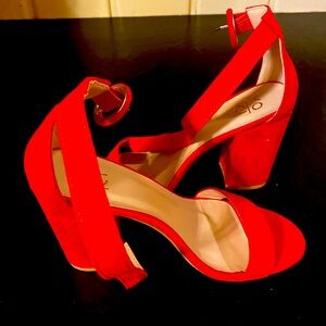 Red heels never worn before
